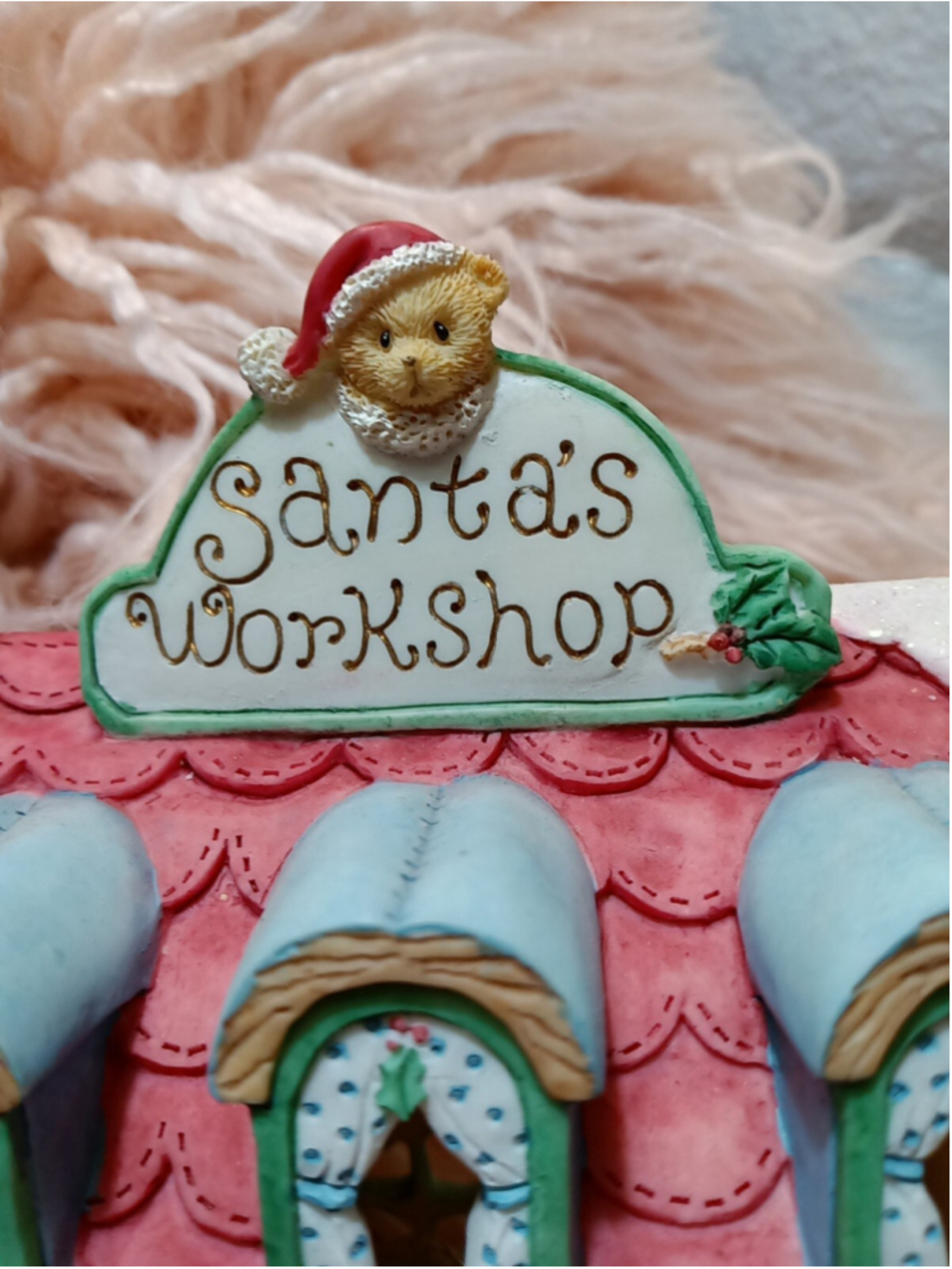 Santa's Workshop Lighted Santa's House Toys For Good Girls & Boys Christmas Tree - Picture 10 of 16